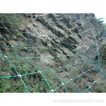 hellingsbescherming mesh netting stalen kabel gerold net